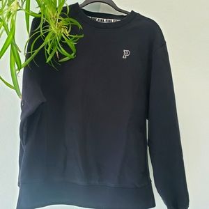 Victoria Secret Pink Black Sweater M